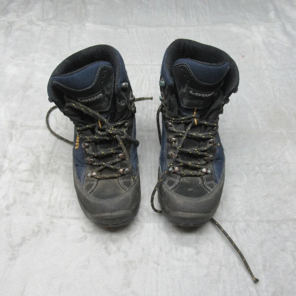 Lowa Hiking Boots Womens 5 Blue Gore-Tex‎ Waterproof Renegade GTX Mid Outdoor